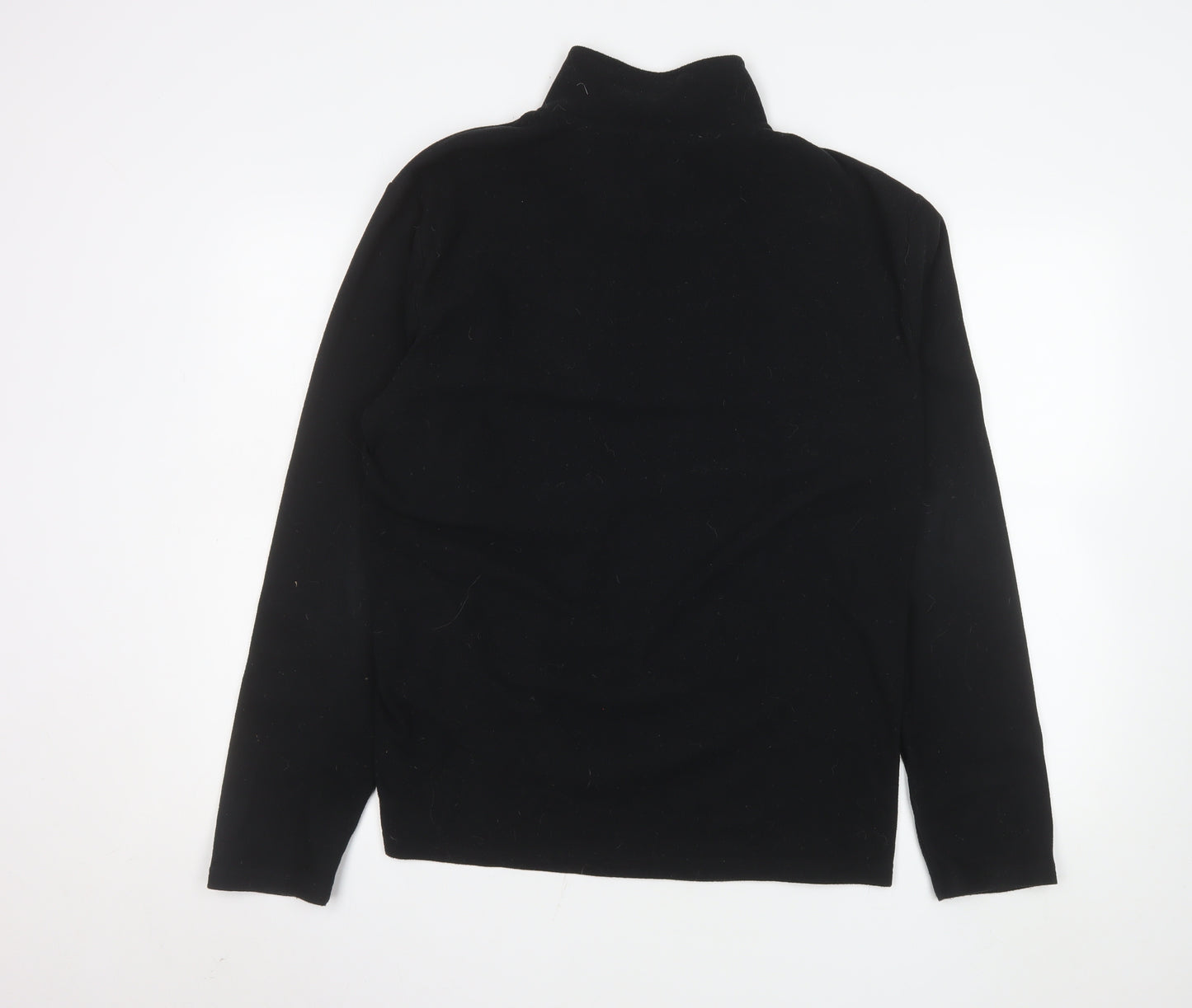 Peter Storm Men's Black Fleece 1/4 Zip Pullover Sweatshirt L
