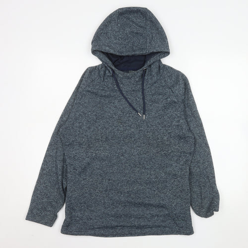Trespass Womens Blue Pullover Hoodie UK 10 Polyester Outdoor Wear