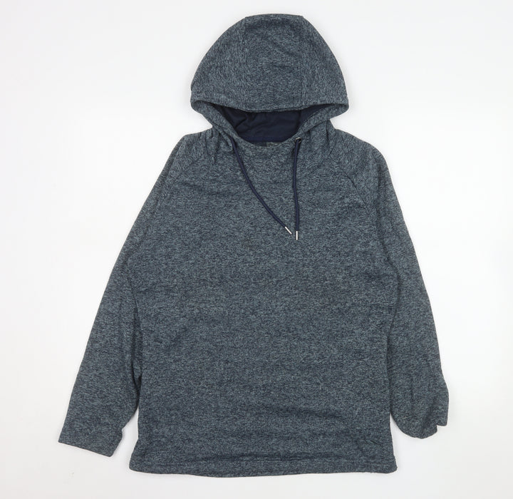 Trespass Womens Blue Pullover Hoodie UK 10 Polyester Outdoor Wear