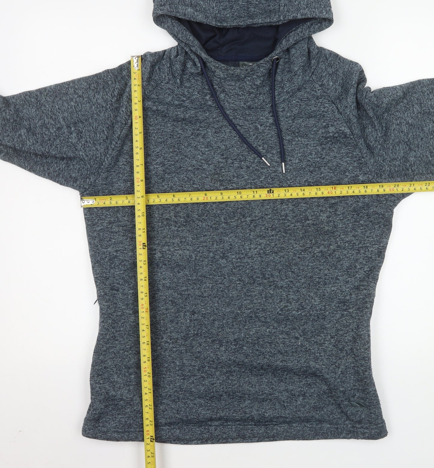 Trespass Womens Blue Pullover Hoodie UK 10 Polyester Outdoor Wear