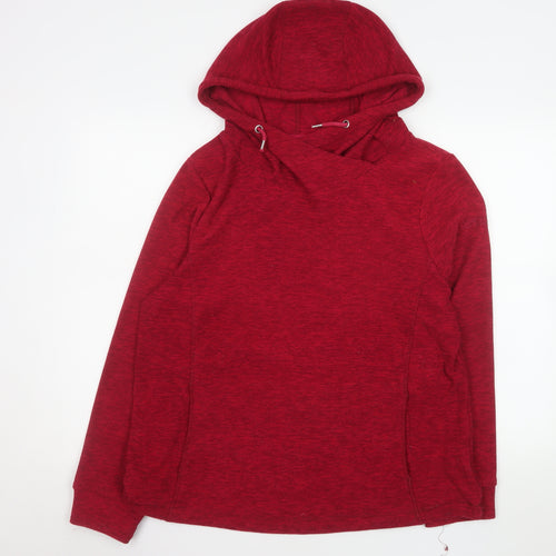 Regatta Women Red Pullover Hoodie Size 14 Polyester Casual Outdoor
