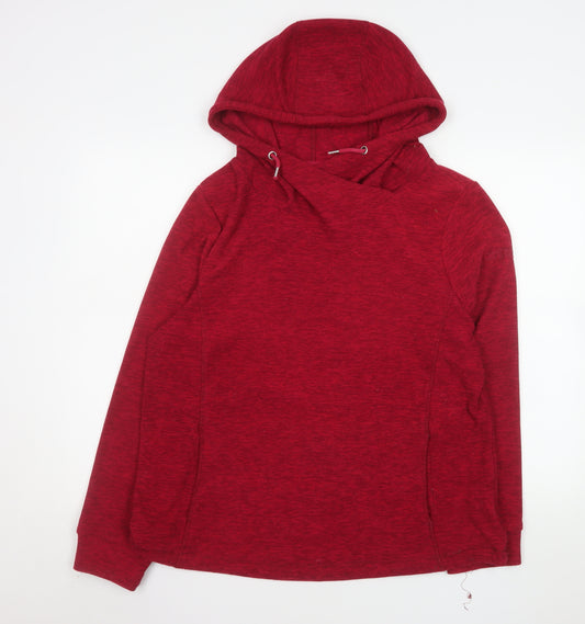 Regatta Women Red Pullover Hoodie Size 14 Polyester Casual Outdoor