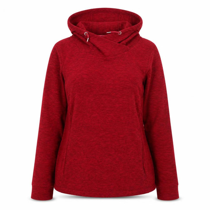 Front view of Regatta Women Red Pullover Hoodie, size 14, Polyester Casual Outdoor