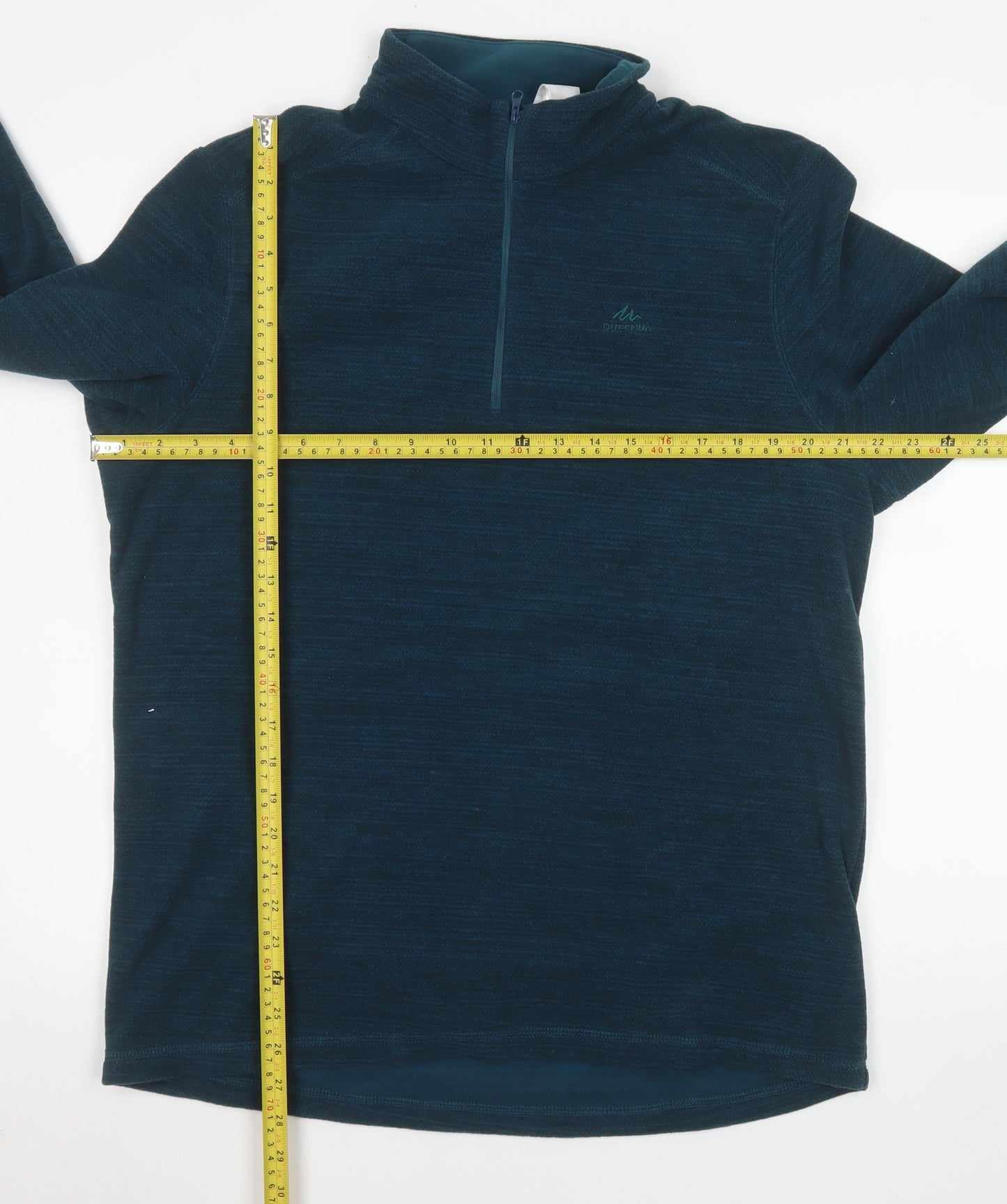 Decathlon Men's Blue XL Fleece 1/2 Zip Pullover Sweatshirt
