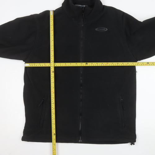 Mountain Life Men's Black M Full Zip Fleece Sweatshirt Jacket