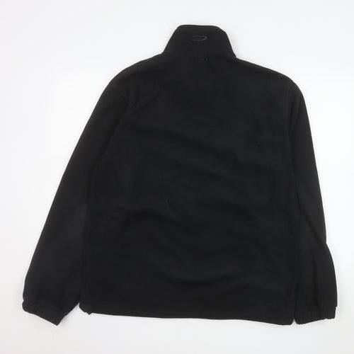 Mountain Life Men's Black M Full Zip Fleece Sweatshirt Jacket