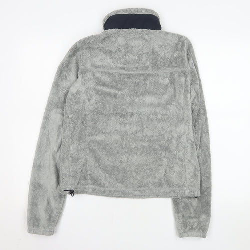 Abercrombie Men's Grey Fleece 1/4 Zip Pullover Sweatshirt Size S