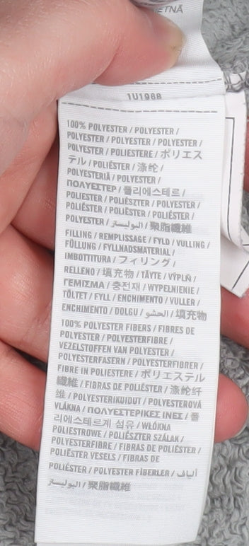 Abercrombie Men's Grey Fleece 1/4 Zip Pullover Sweatshirt Size S