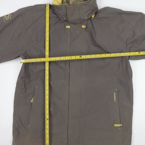 Tribord Men's Brown XL Waterproof Rain Jacket Outdoor Coat