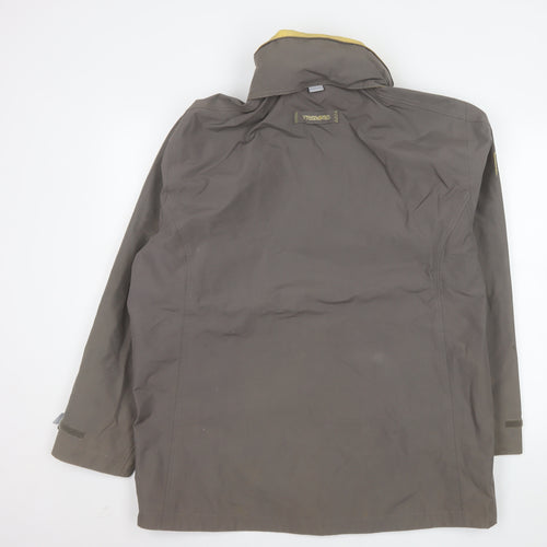 Tribord Men's Brown XL Waterproof Rain Jacket Outdoor Coat