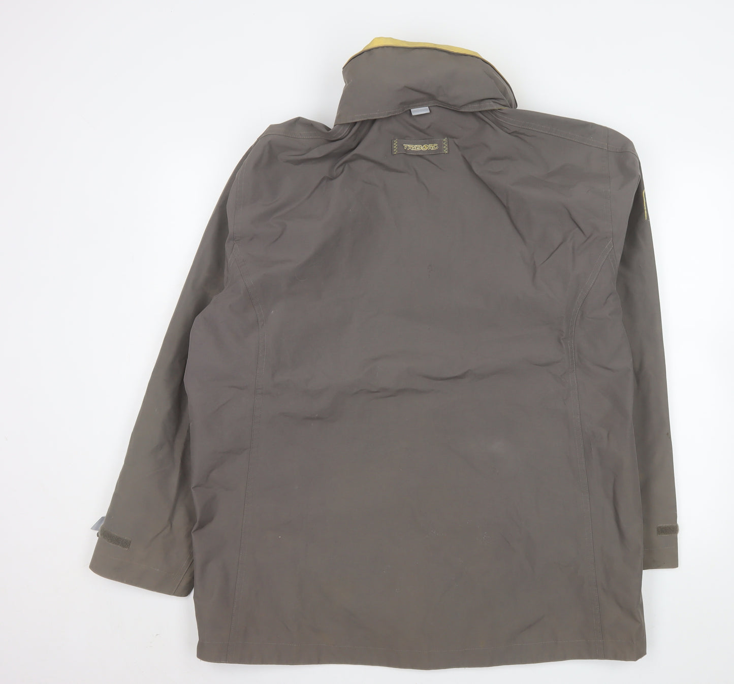Tribord Men's Brown XL Waterproof Rain Jacket Outdoor Coat