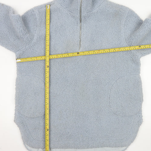 Ana Jakobs Women's Grey Fleece 1/2 Zip Jacket Size 12