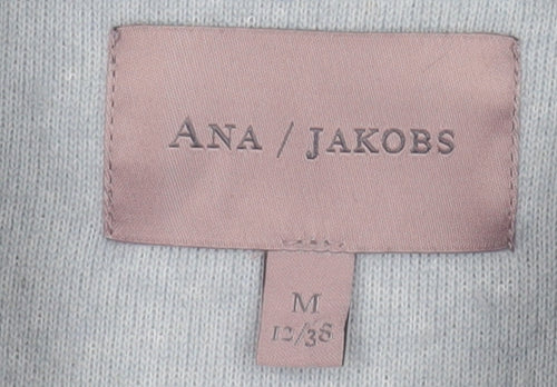 Ana Jakobs Women's Grey Fleece 1/2 Zip Jacket Size 12