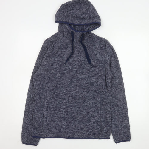 Peter Storm Women Blue Size 12 Pullover Hoodie Fleece Sweatshirt