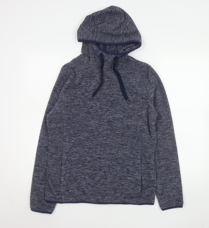 Peter Storm Women Blue Size 12 Pullover Hoodie Fleece Sweatshirt