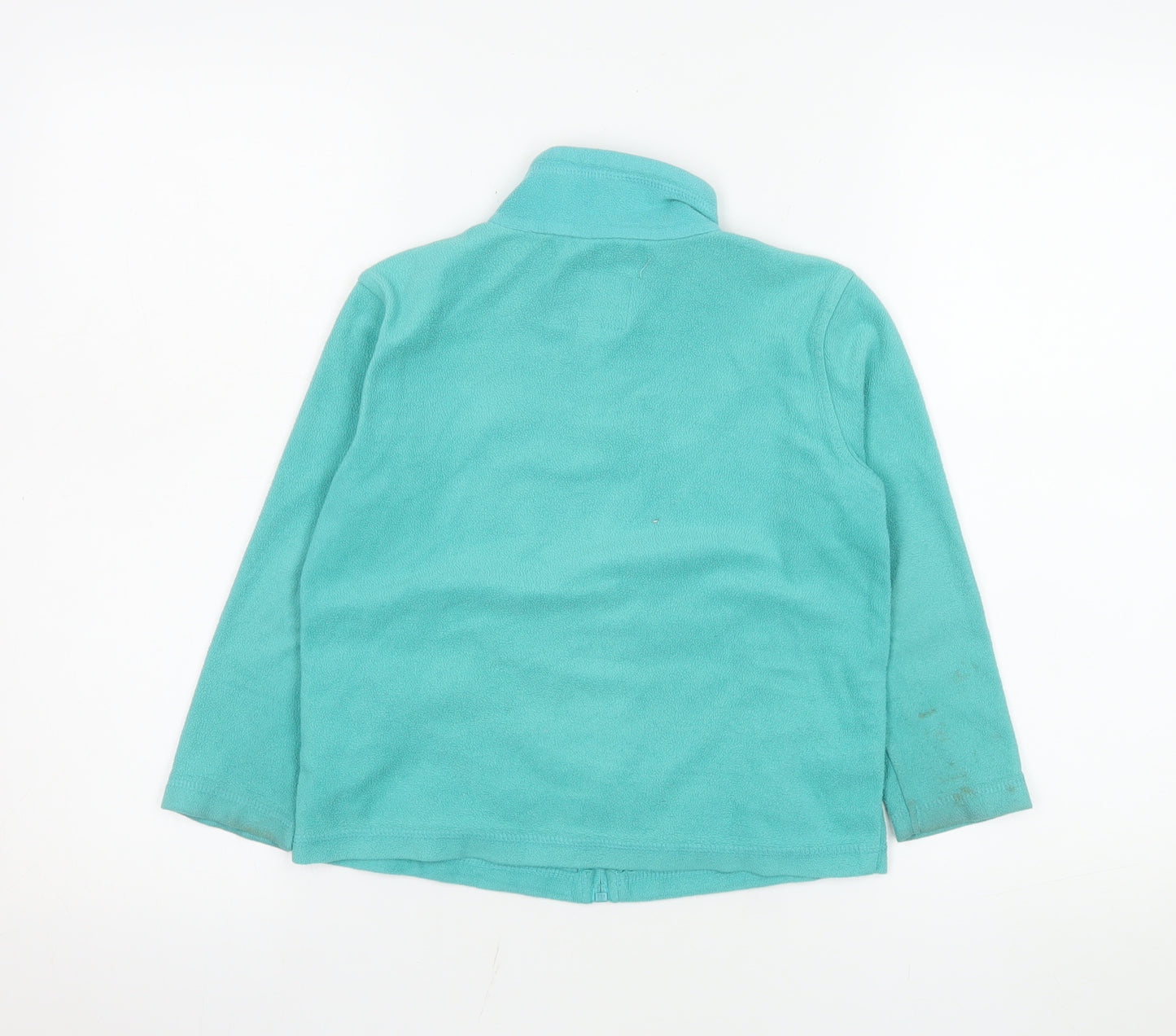 Regatta Girls Blue Fleece Zip Jacket 5-6 Years Lightweight Outdoor Coat