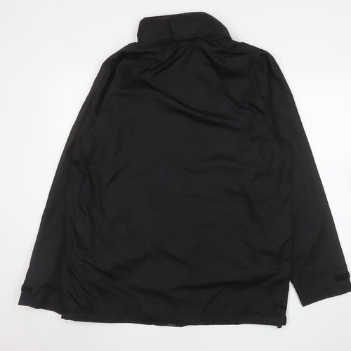 Boomerang Men's Black Polyester Hooded Parka Jacket Size 52