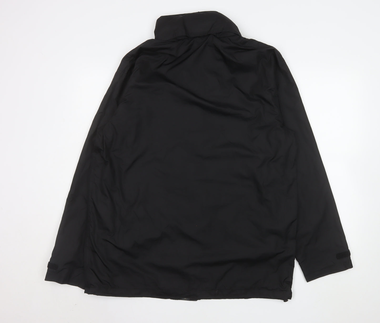 Boomerang Men's Black Polyester Hooded Parka Jacket Size 52