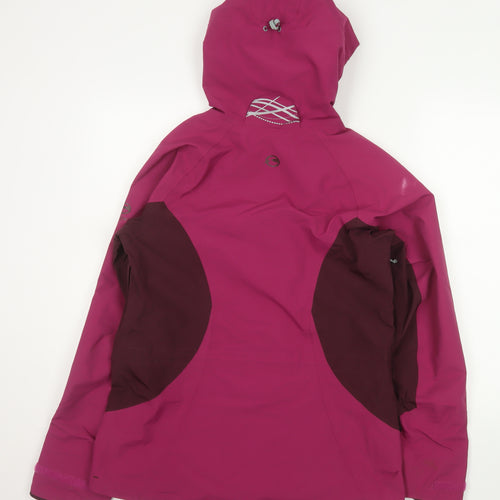 Sprayway Women's Pink Waterproof Hooded Rain Jacket UK 10
