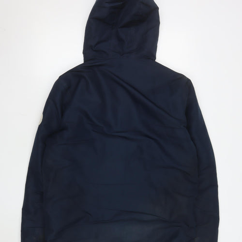 Jack & Jones Men's Blue Hooded Parka Jacket Size M