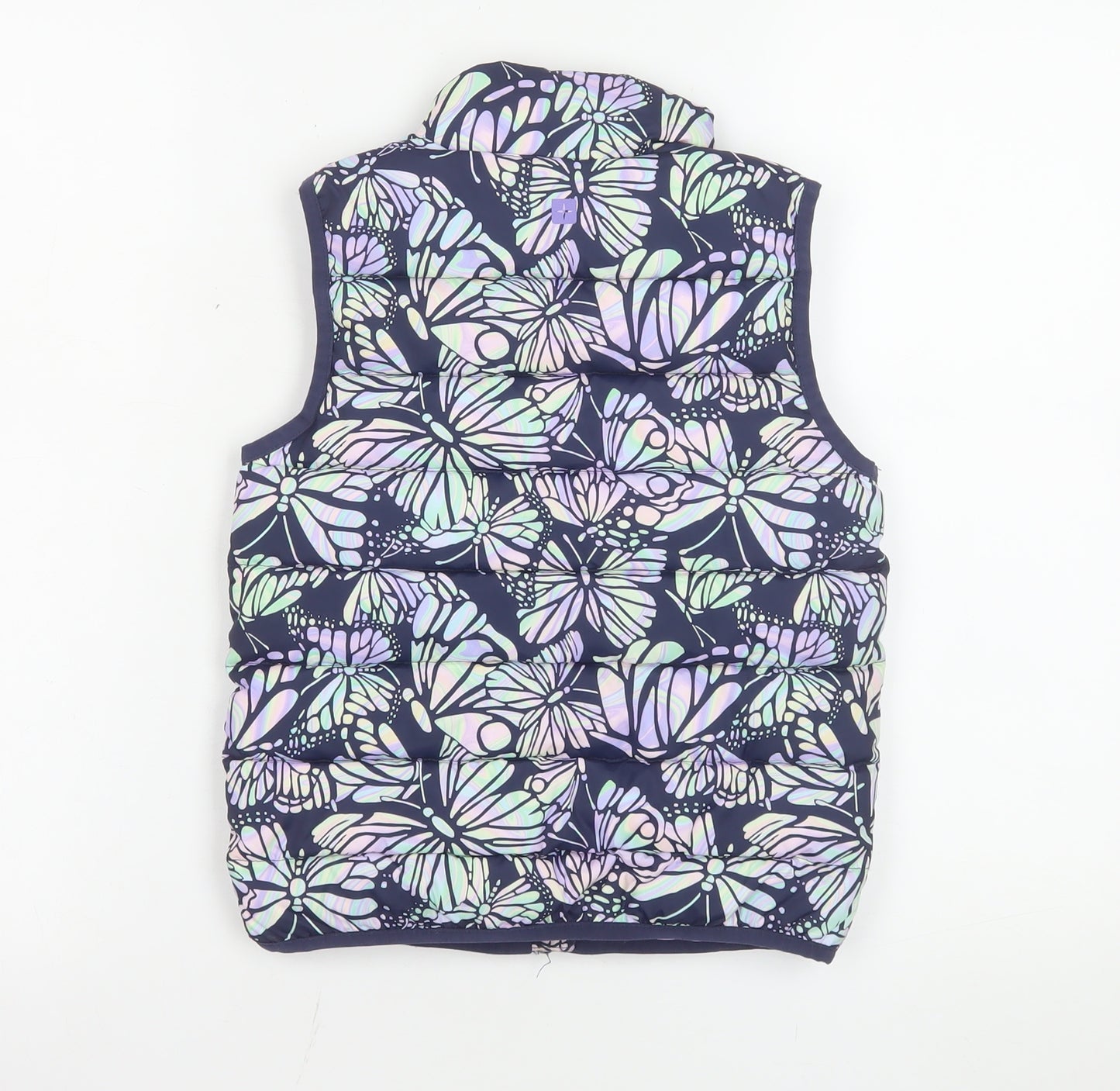 Mountain Warehouse Girls Multicoloured Butterfly Puffer Waistcoat 5-6 Years Water Resistant