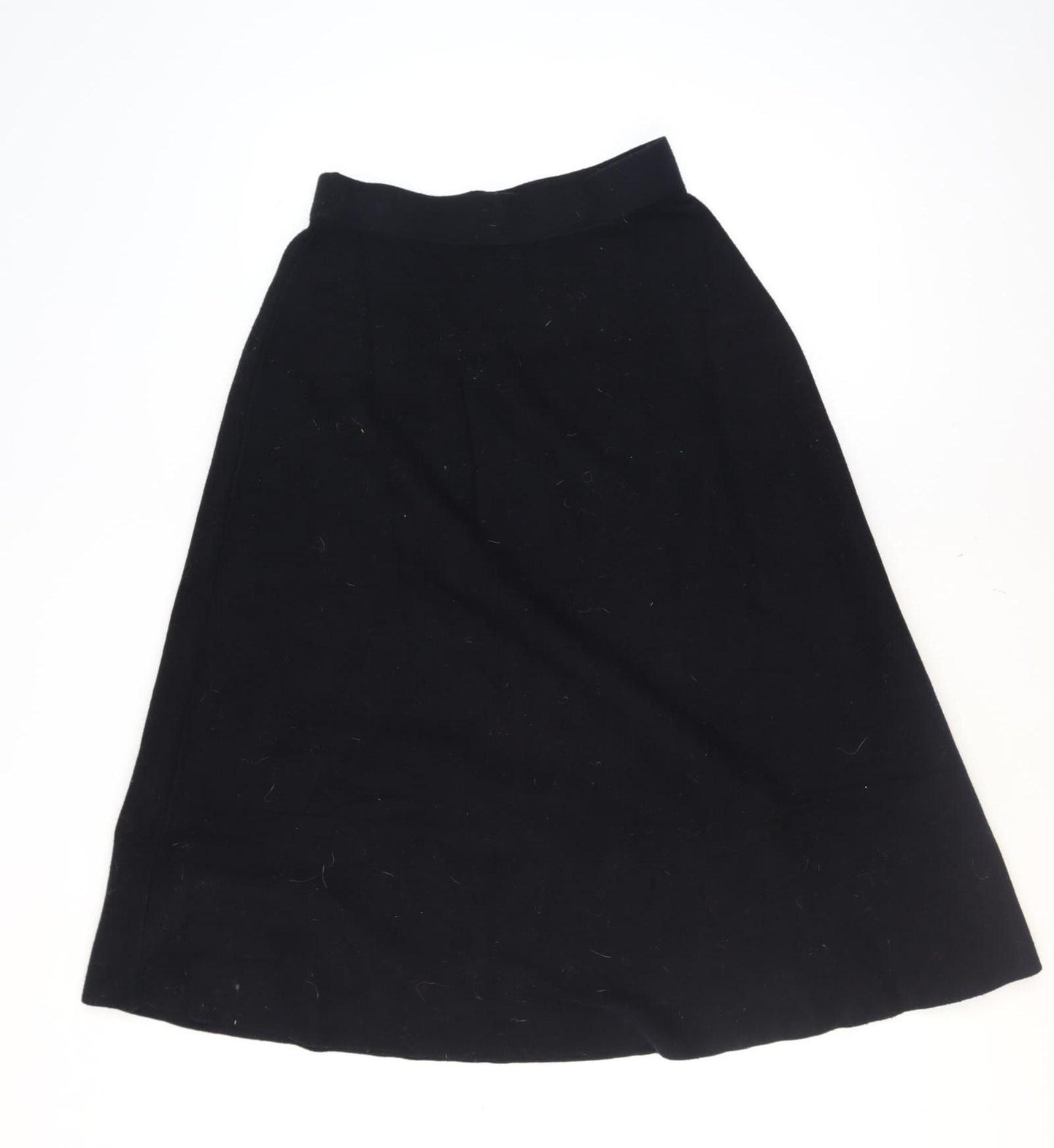 Next Women’s Black A-Line Knit Skirt Size 10 Stretch Workwear