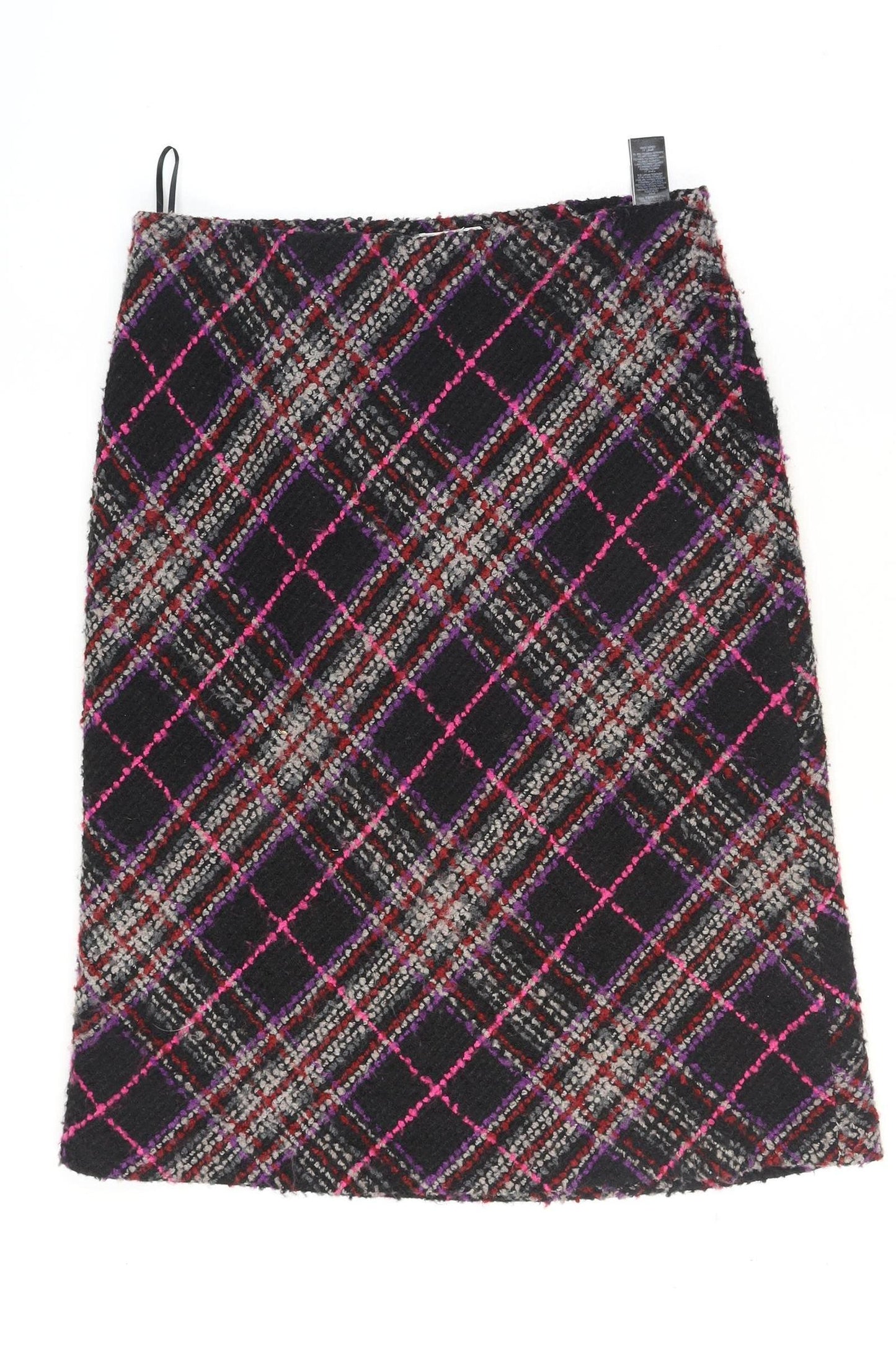 Marks and Spencer Women’s Multicoloured Tweed Pencil Skirt Size 12