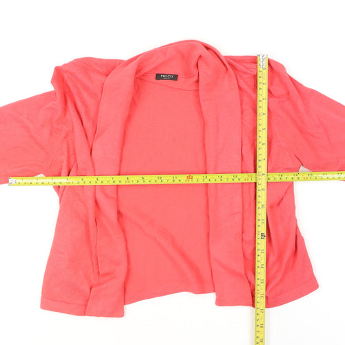 Precis Petite Women's Pink Open Front Cardigan Size S