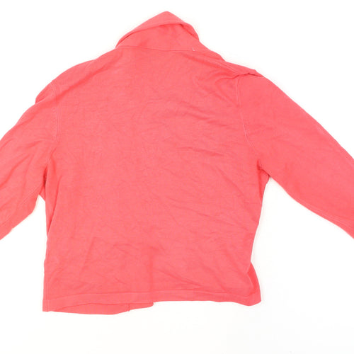 Precis Petite Women's Pink Open Front Cardigan Size S