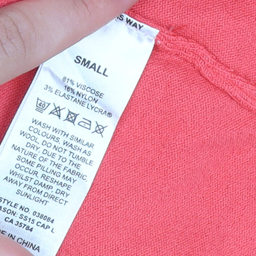 Precis Petite Women's Pink Open Front Cardigan Size S