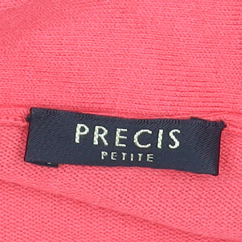 Precis Petite Women's Pink Open Front Cardigan Size S