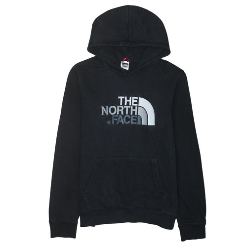 The North Face Boys Black XL Pullover Hoodie 100% Cotton Logo Design