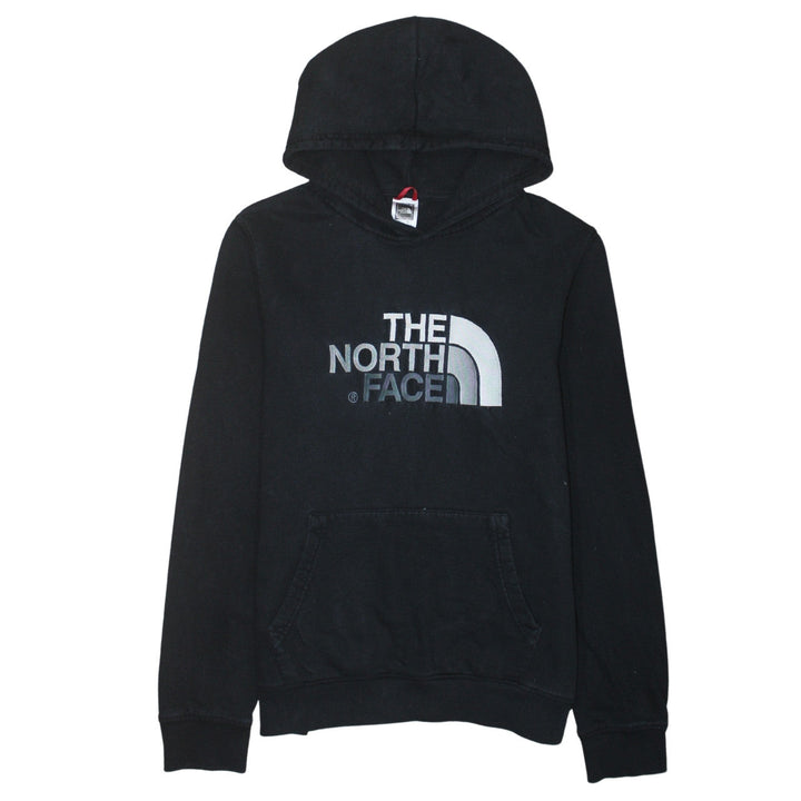 The North Face Boys Black XL Pullover Hoodie 100% Cotton Logo Design