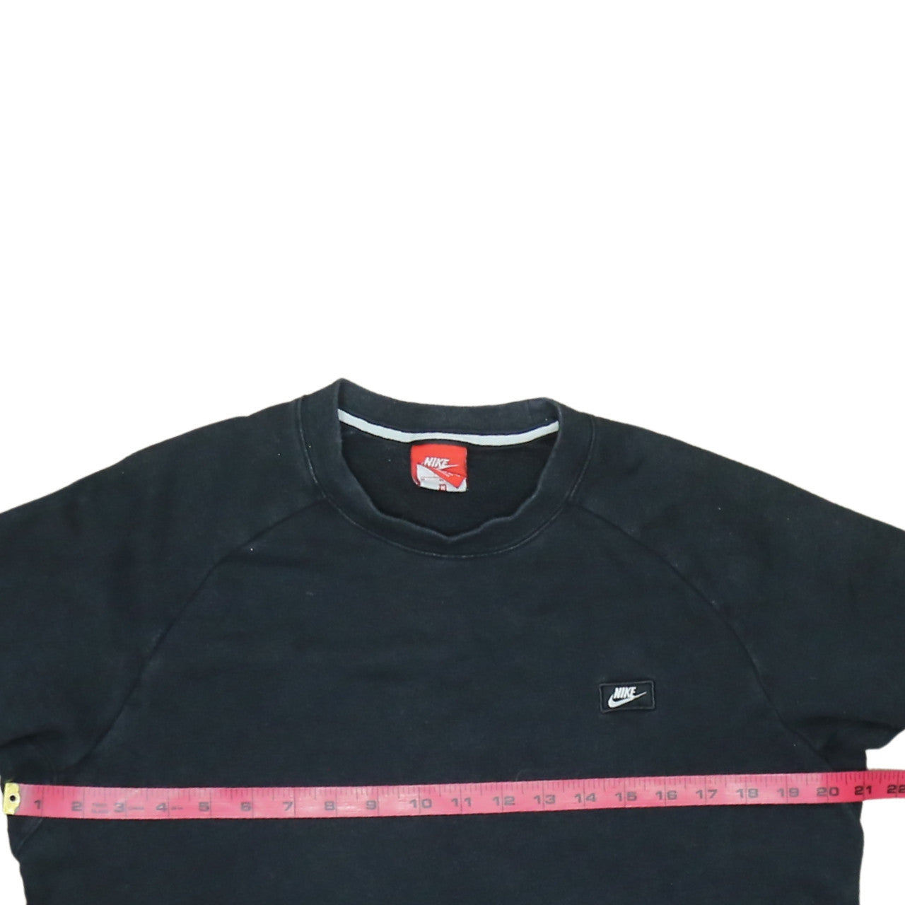 Nike Men's Black Crew Neck Fleece Sweatshirt Size M