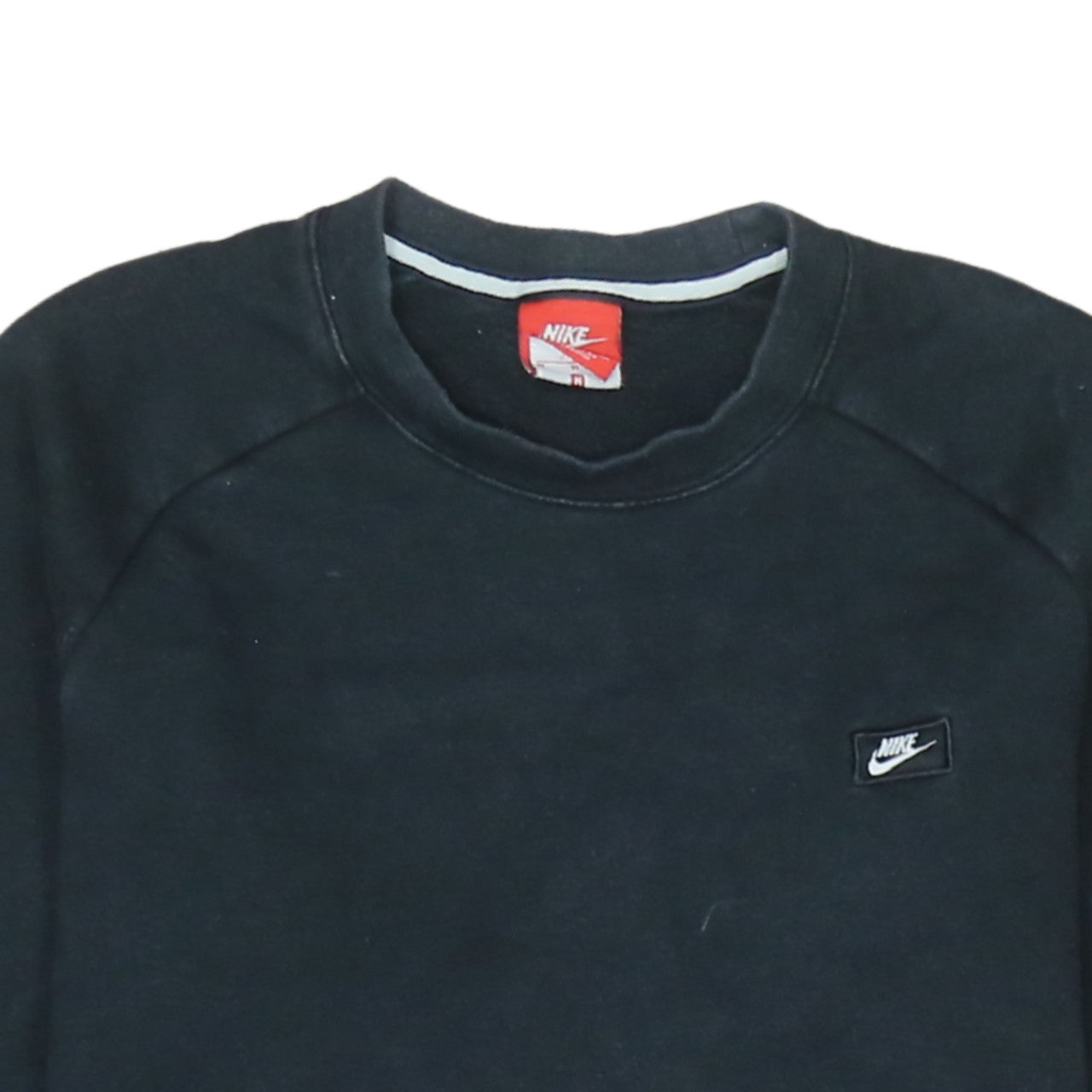 Nike Men's Black Crew Neck Fleece Sweatshirt Size M