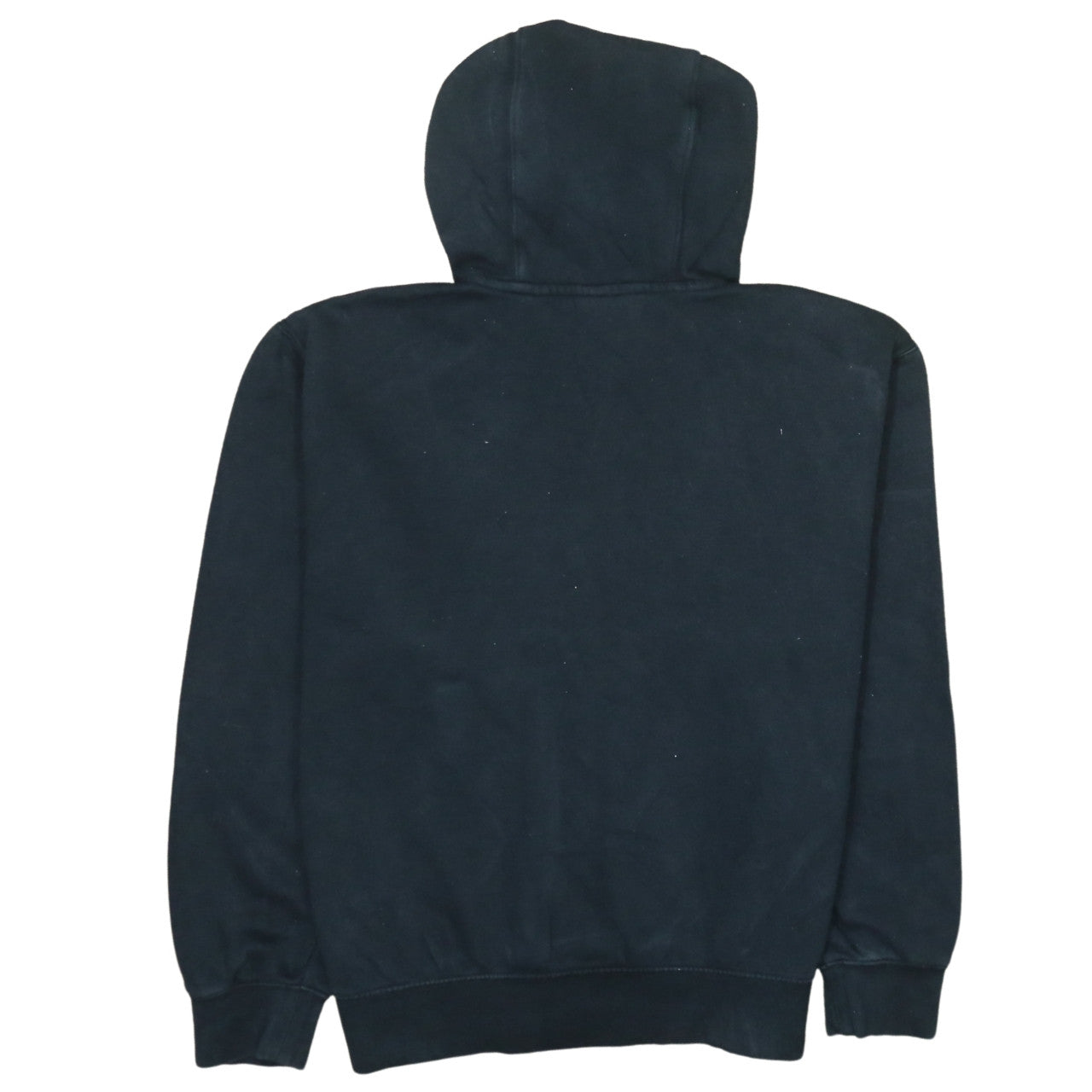 Nike Womens Black Pullover Hoodie M Cotton Blend Logo Casual Sweatshirt