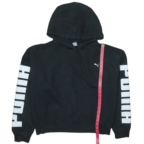 Puma Women's Black Hoodie XL Pullover Hooded Sweatshirt