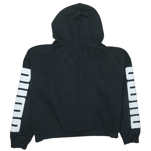 Puma Women's Black Hoodie XL Pullover Hooded Sweatshirt