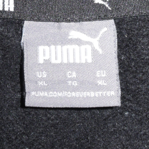 Puma Women's Black Hoodie XL Pullover Hooded Sweatshirt