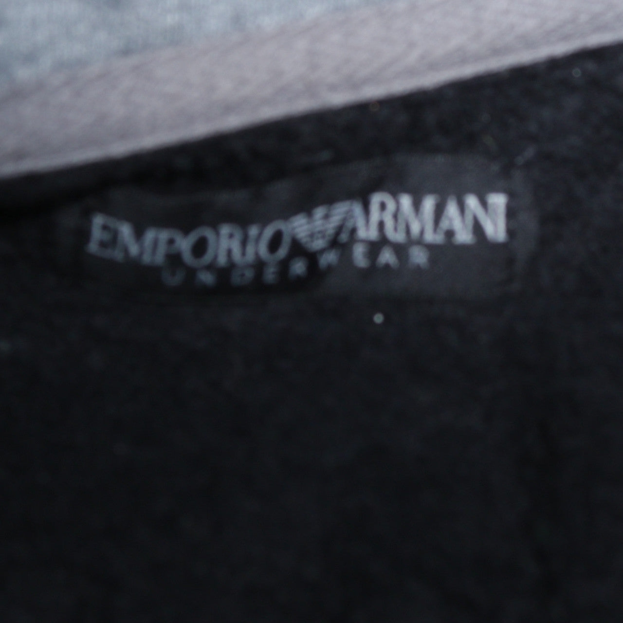 Emporio Armani Men's Black Full Zip Sweatshirt L Regular Fit