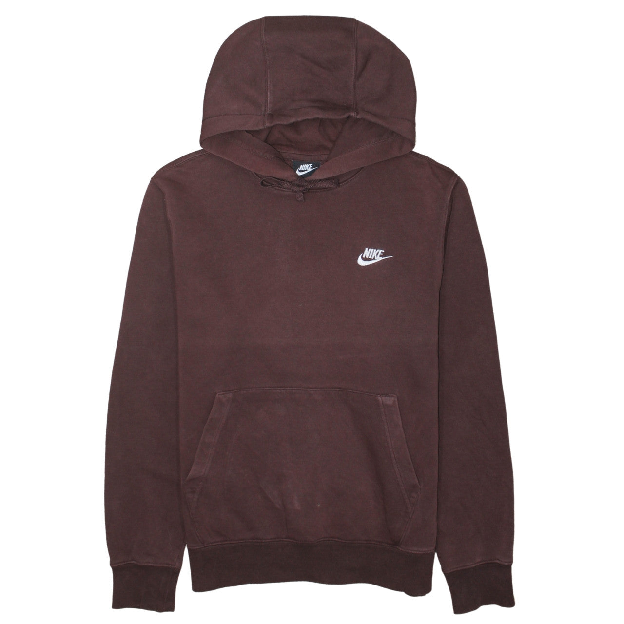 Nike Women’s Burgundy Pullover Hoodie Small Cotton Blend Fleece Sweatshirt