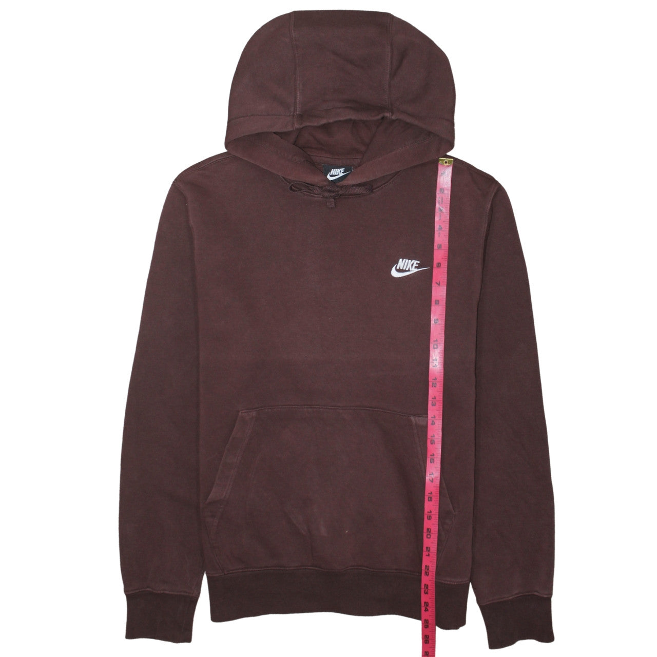 Nike Women’s Burgundy Pullover Hoodie Small Cotton Blend Fleece Sweatshirt