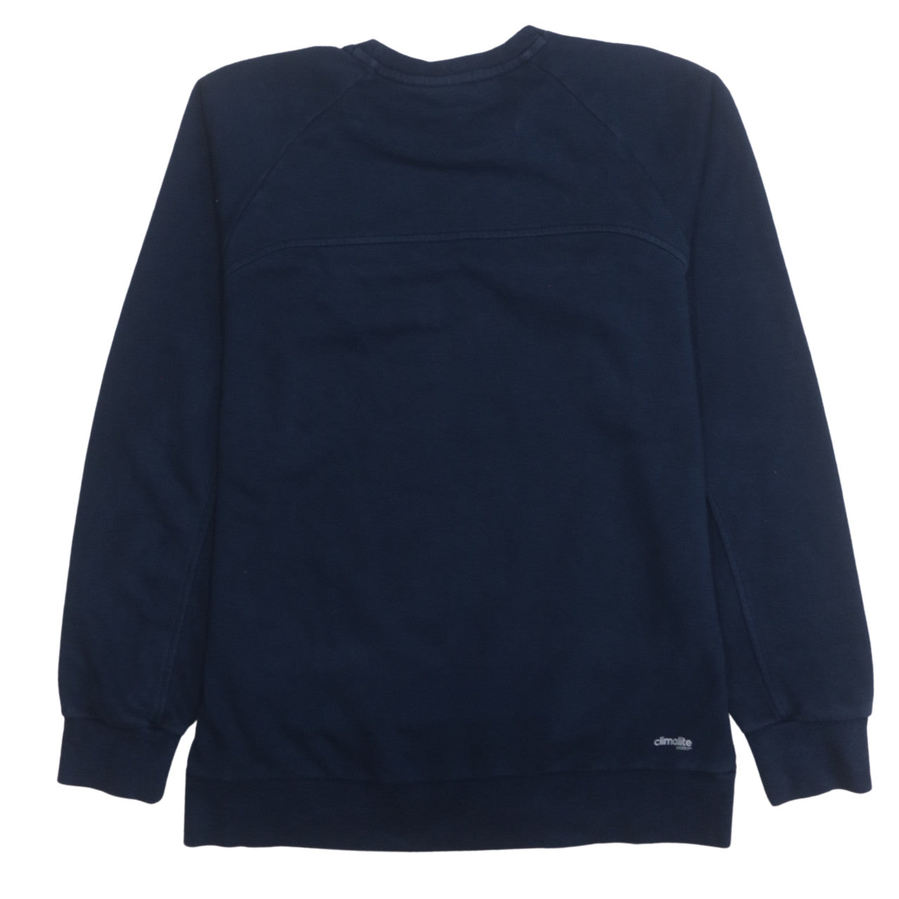 Adidas Men’s Blue Climalite Crew Neck Sweatshirt M Regular Fit