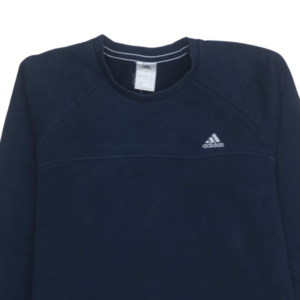 Adidas Men’s Blue Climalite Crew Neck Sweatshirt M Regular Fit