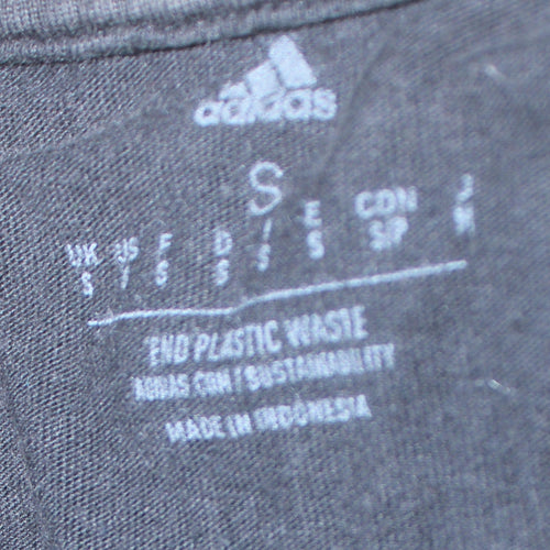 adidas Men's Black Small Graphic Logo Sports T-Shirt
