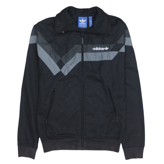 Adidas Men's Black Full Zip Collared Sweatshirt S