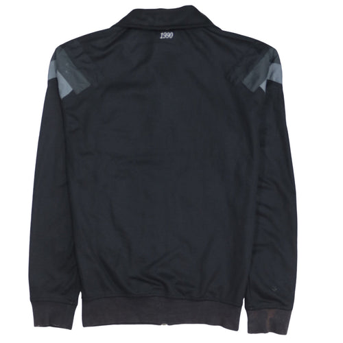 Adidas Men's Black Full Zip Collared Sweatshirt S