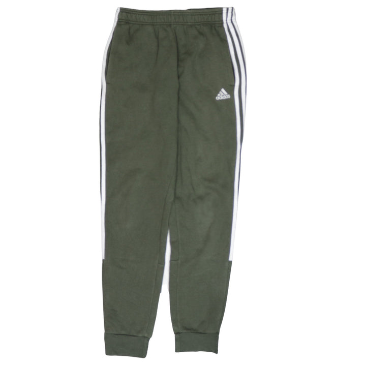 Adidas Men’s Green Jogger Trousers S Regular Fit Elastic Waist