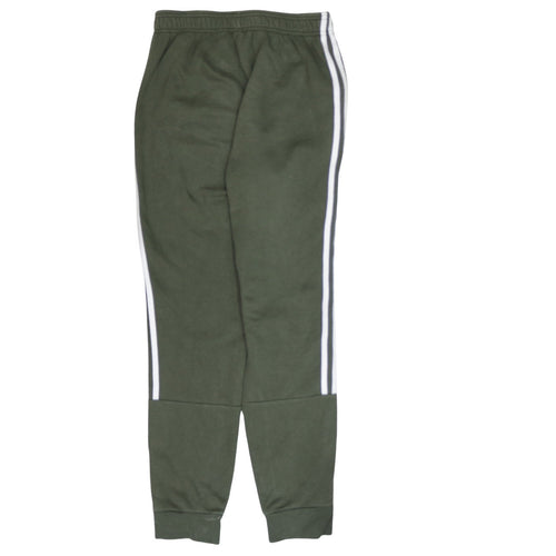 Adidas Men’s Green Jogger Trousers S Regular Fit Elastic Waist