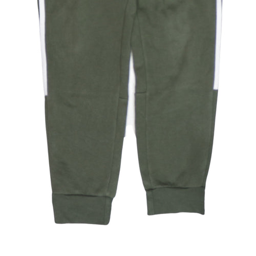 Adidas Men’s Green Jogger Trousers S Regular Fit Elastic Waist